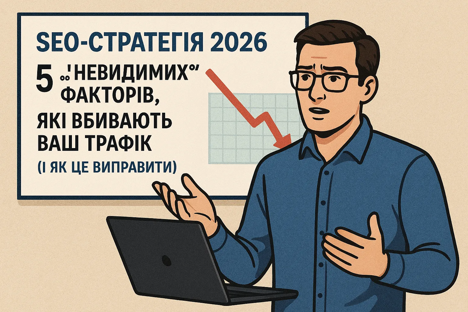 SEO-стратегія 2026: 5 "невидимих" факторів, які вбивають ваш трафік (і як це виправити)