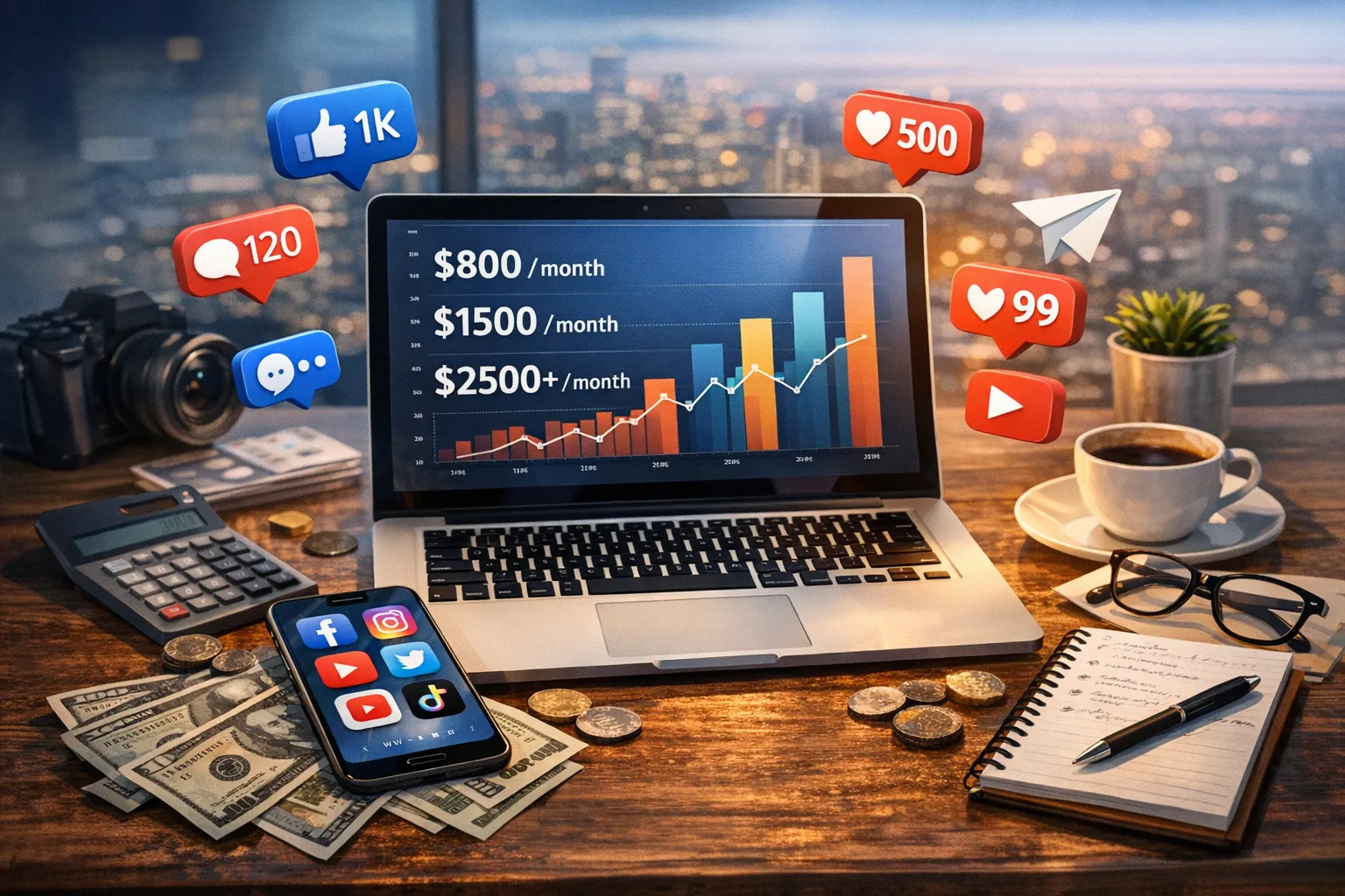 Скільки коштує ведення соцмереж у 2026 році. Реальні ціни на SMM-супровід для бізнесу